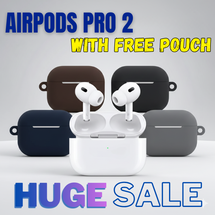 AirPods Pro 2 Buzzer Edition (Type-C) + Free Pouch | ANC & ENC, Wireless Charging